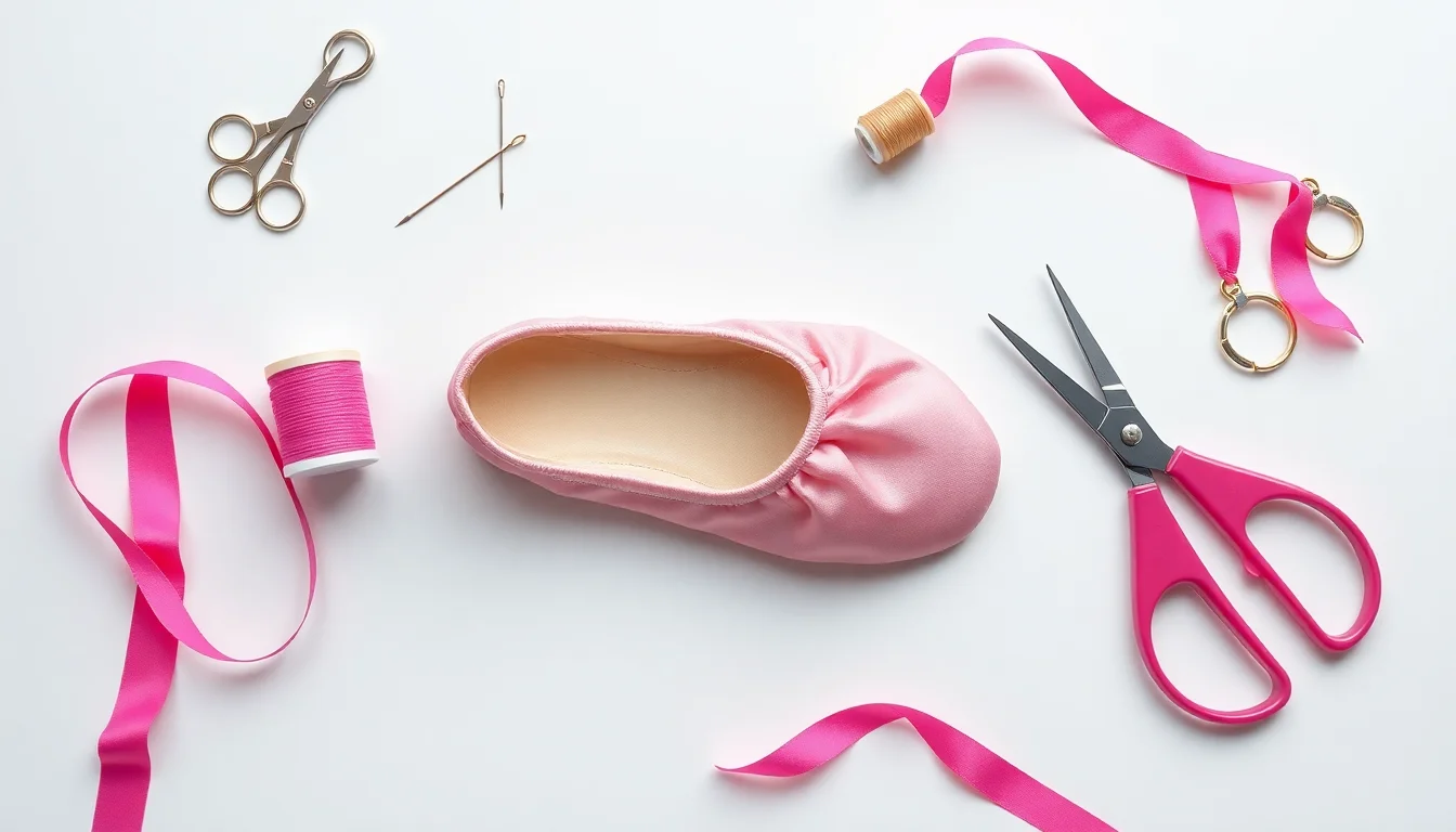 How to Sew Elastics on Pointe Shoes: Step-by-Step