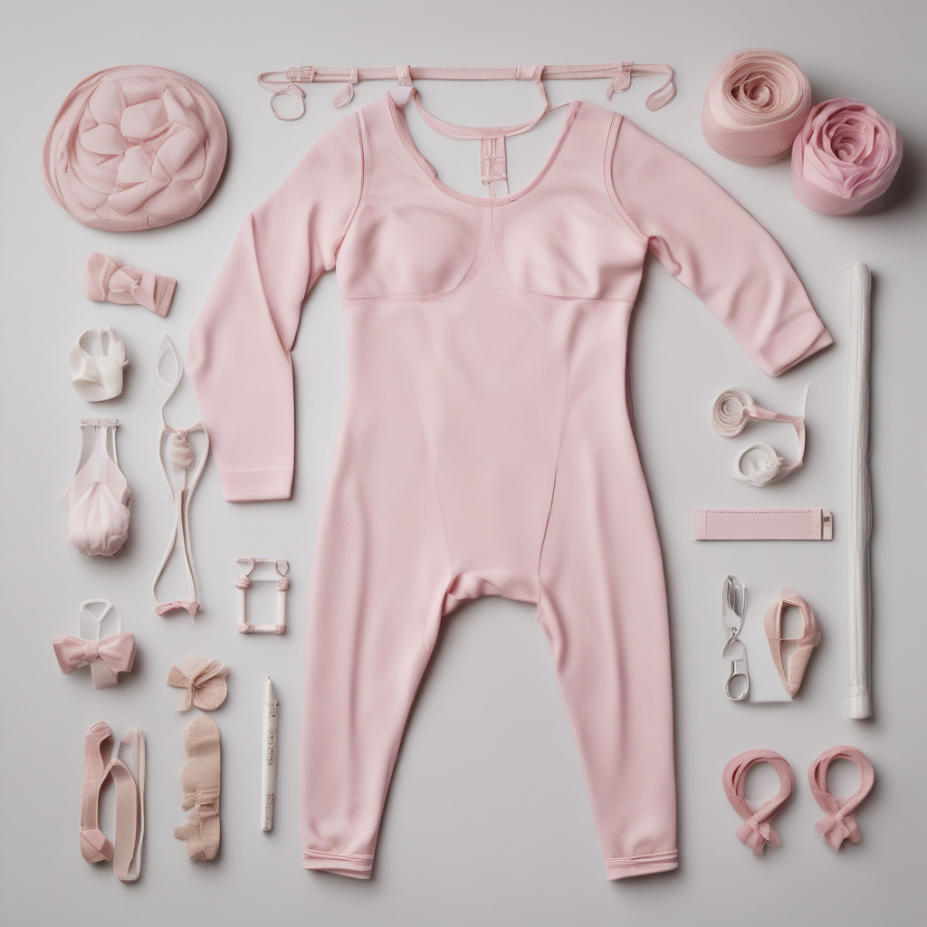 RAD exam day checklist – ballet uniform items laid out ready for examination day