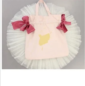 Bow-Detail Ballet Tote