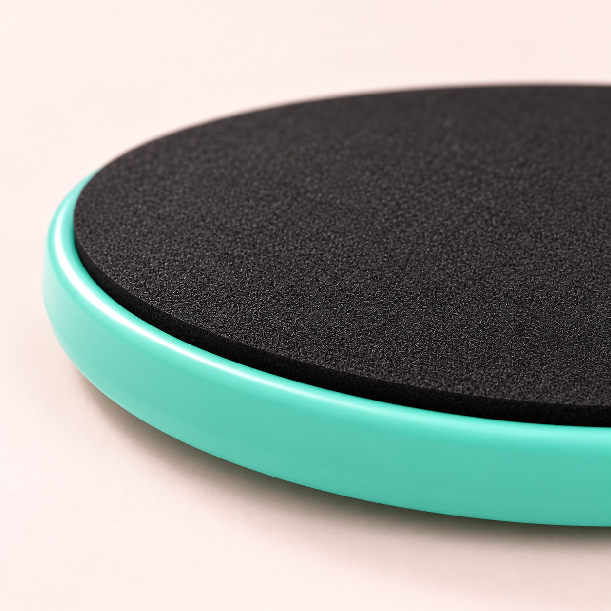 Non-slip foam surface detail of ballet turning board